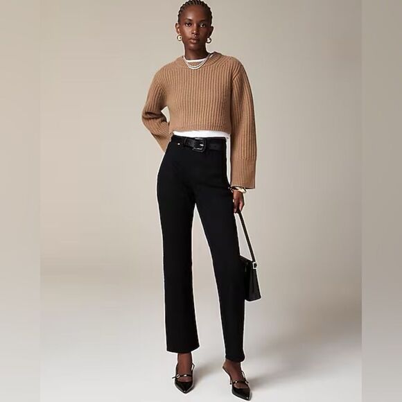 NWT J CREW Slim straight jean in black - Picture 2 of 7